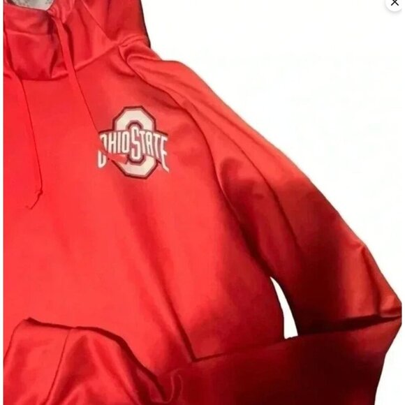 Nike Ohio State Red Hoodie W/ Camo Accents Mens L Polyester Blend - Picture 3 of 7